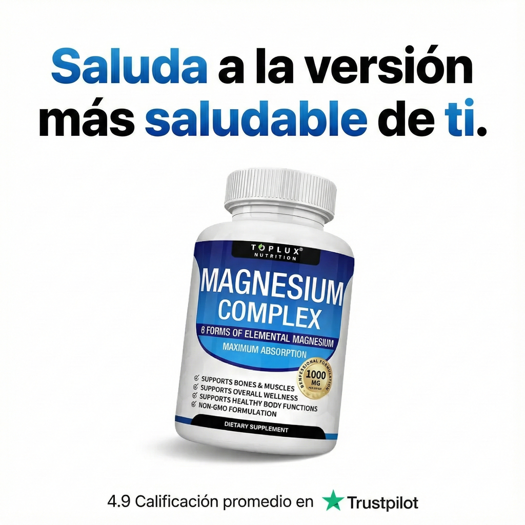 Complejo de Magnesio 8en1 🍃 2x1 IMPORTADO 🇺🇸